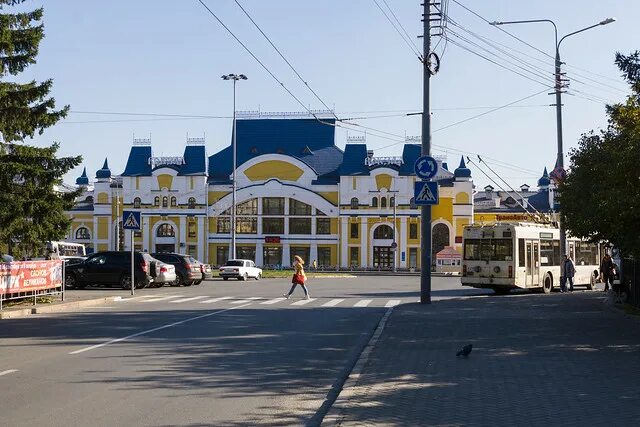 Железнодорожный вокзал просп кирова 70 томск фото Мужчина попал под поезд у вокзала Томск-1  Дзен