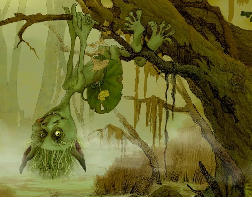 болотный леший. водяной болотный леший болотник. кикимора болотная дух. друид фэнтези. зеленый страшный леший.