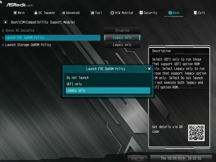 Legacy only. Asrock bios boot. asrock b450 steel legend. legacy boot. bios asrock steel legend.