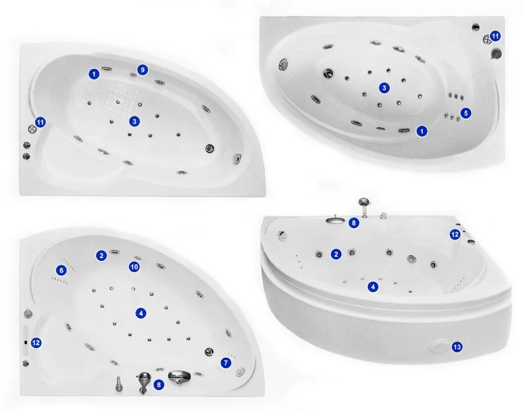 Угловые ванны магазин. 14111704010 Ванна гидромассажная. Ванна гидромассажная bas Acrylic System. Ванна гидромассажная Cerutti Spa 150х110. Ванна акриловая bas Сагра 160х100 левая.