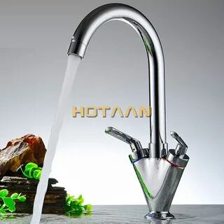 Кран на кухню двухрычажный