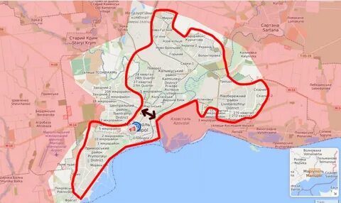 Карта действий мариуполя