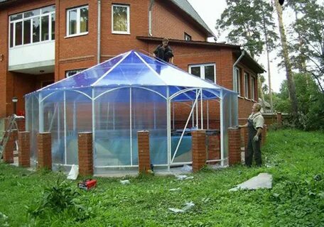 Поликарбонат для беседки какой