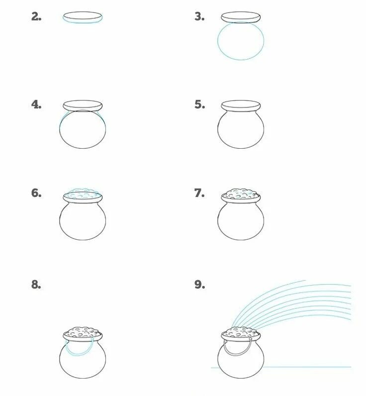 нарисовать горшочек. построение цветочного горшка. как нарисовать горшочек. блюдо в горшрчках раскраска. горшочек для рисования.