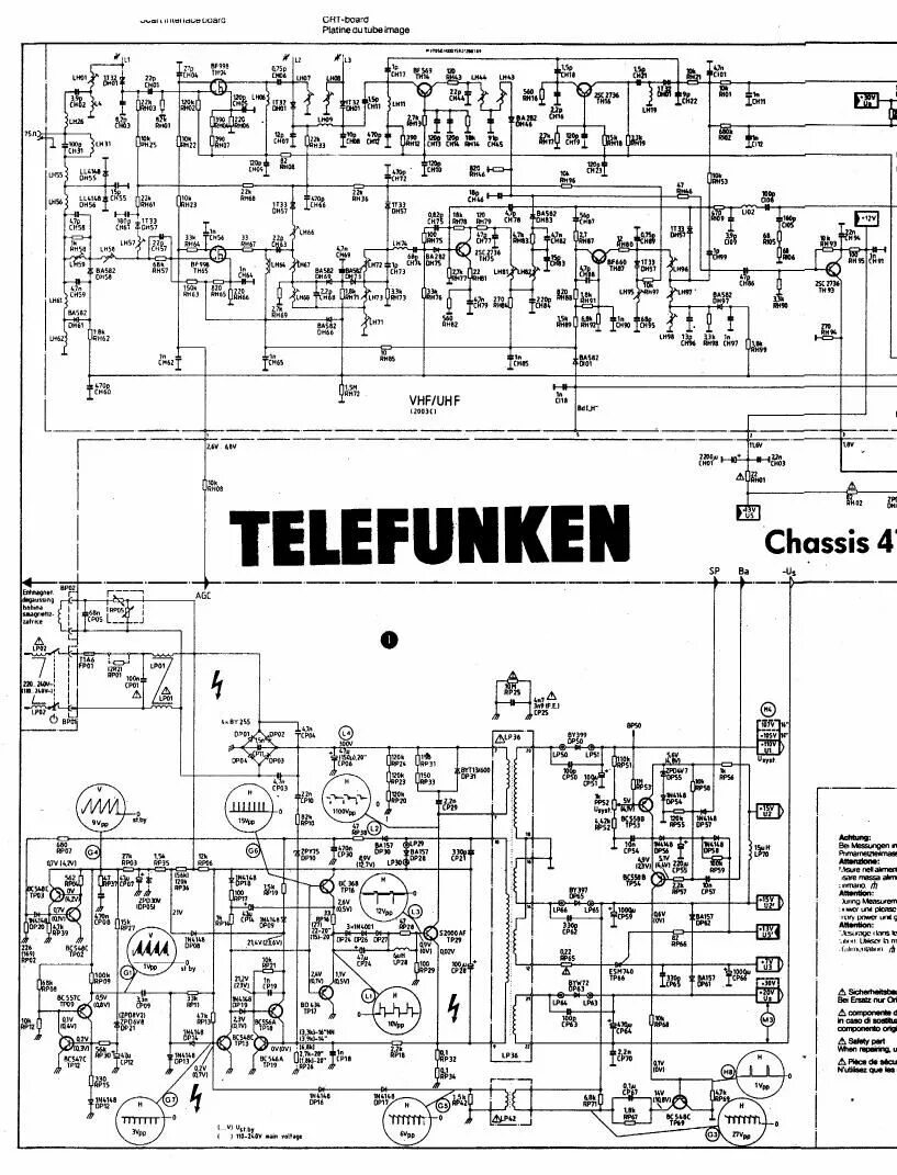 TELEFUNKEN HT870 SCHEMATICS Service Manual download, schematics, eeprom, repair 