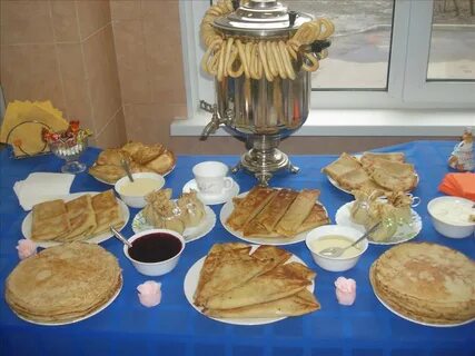 Как накрыть стол на масленицу
