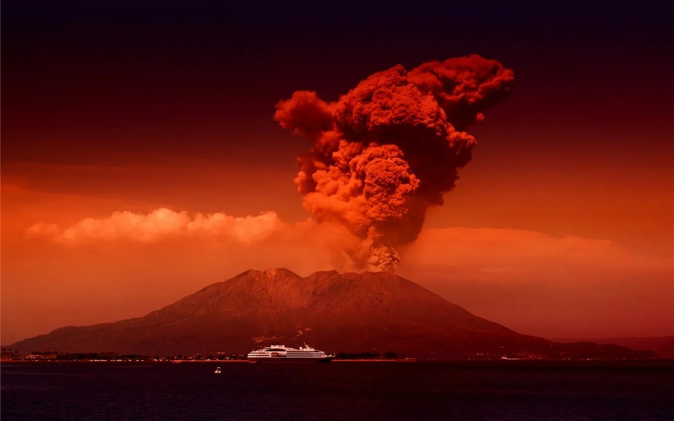 Вулкан Сакурадзима. Сакурадзима вулкан извержение. Сакурадзима – Япония. Yaponiya futziyama vulqoni. Фудзияма извержение