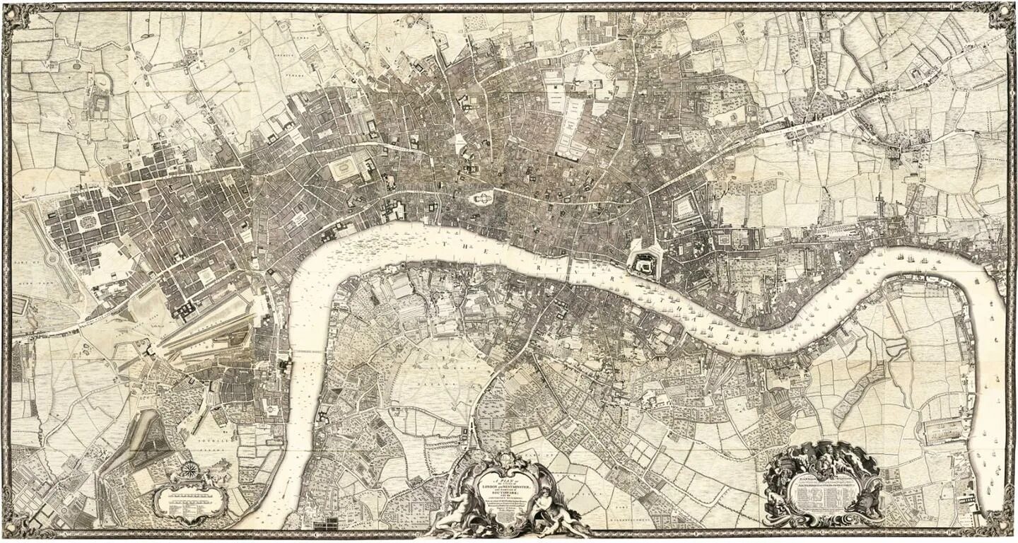 Where did john. Карта лондона 18 века. john rocque map, 1746). london map 1850. карта лондона 1850 года.