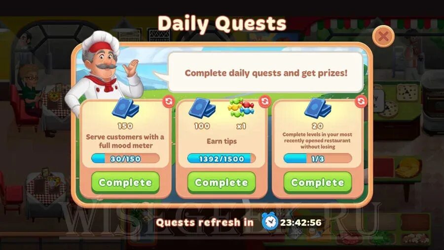 Daily quest