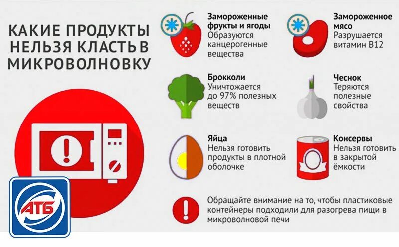 Какую еду можно разогреть в микроволновке. Какую еду можно разогреть в микроволновке