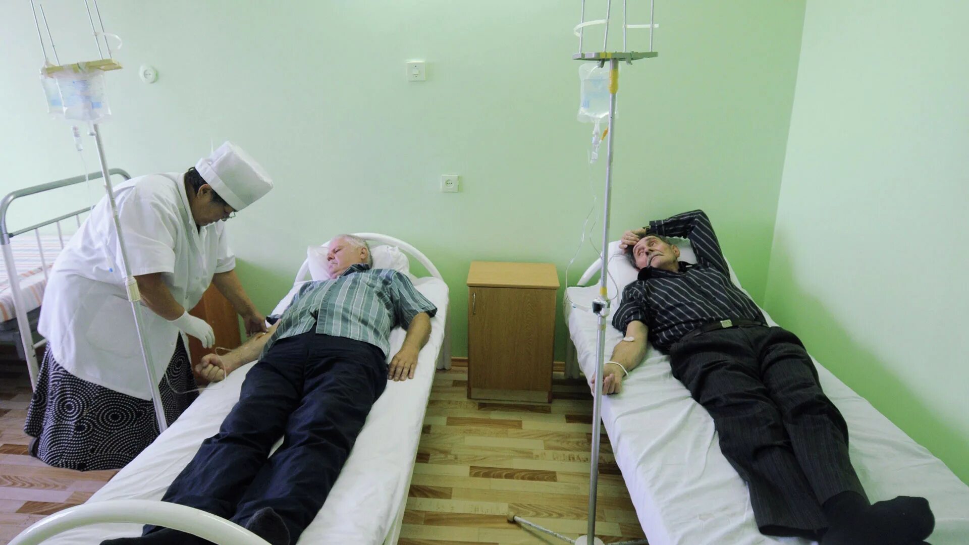 Больница где лежат больные