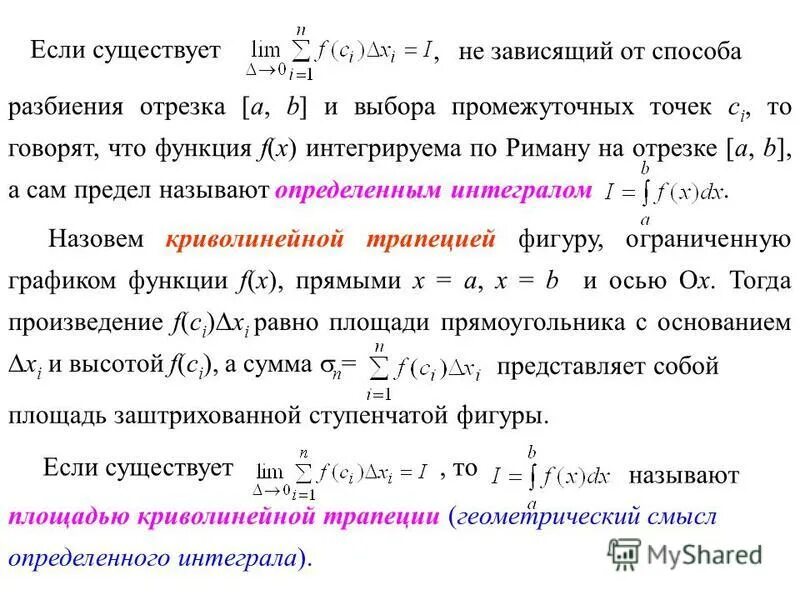 Интегралы иррациональных функций