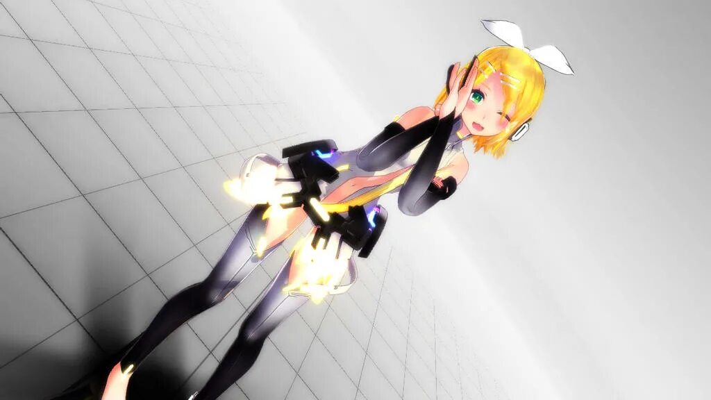 Pray game append last story. Вокалоид Рин MMD. Рин р18 MMD. MMD Fox model DL. MMD Neru.