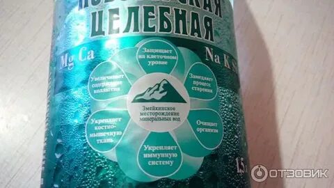 Состав новотерской минеральной