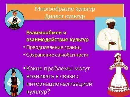 Типы взаимодействия культур