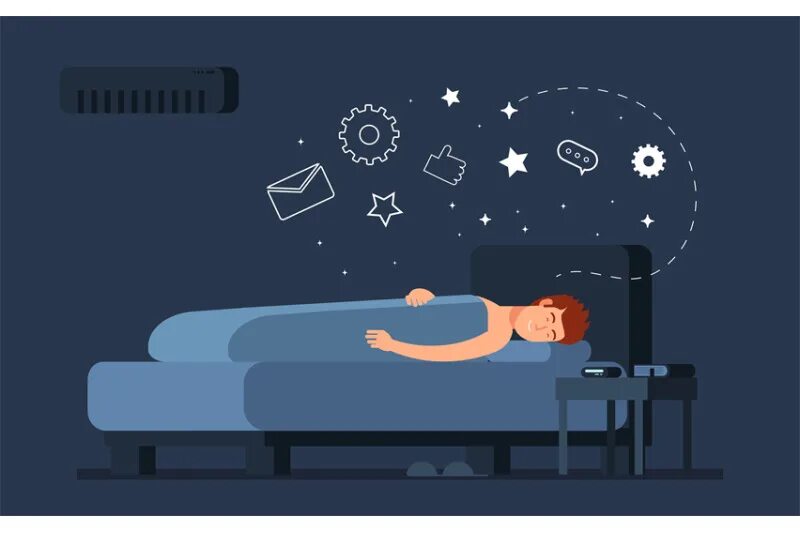 Falling dreaming in your sleep