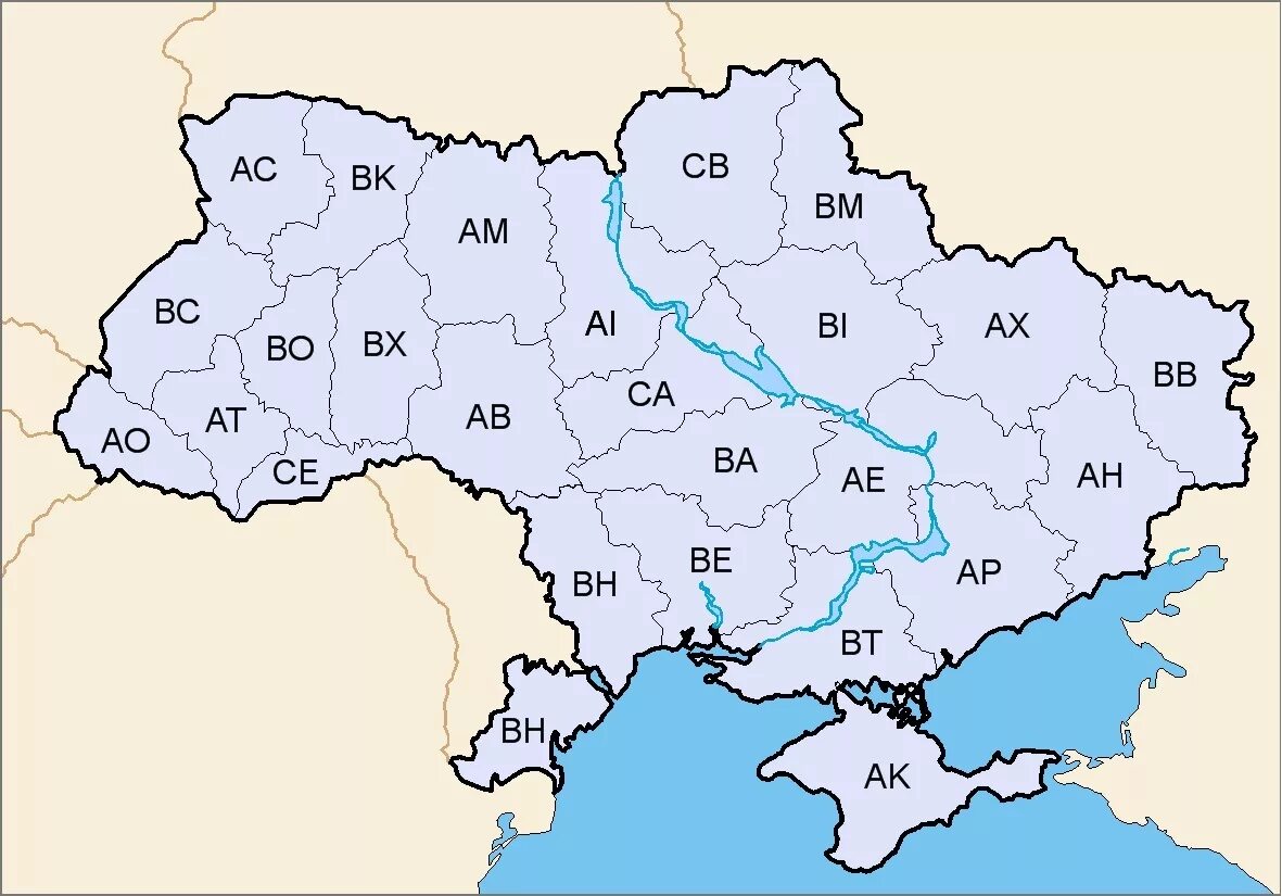 Номер украина какая область. Регионы Украины автомобильные ВВ. Авто регионы Украины на карте. Номерные знаки Украины по областям. Карта автомобильных номеров Украина.