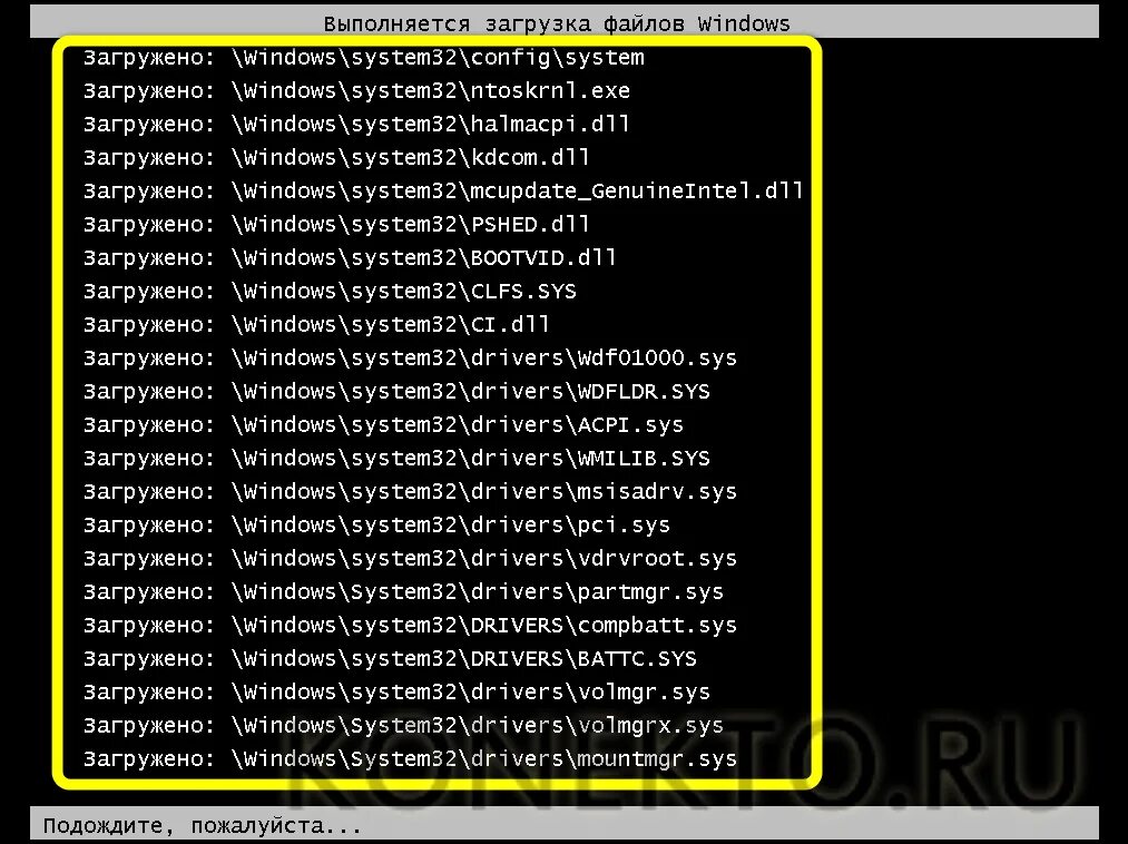 Файл windows system32. Выполняется загрузка файлов windows. файл загрузки виндовс. файлы загрузчика windows 7 список. windows загружает файлы.