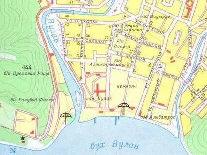 Подробная карта поселка