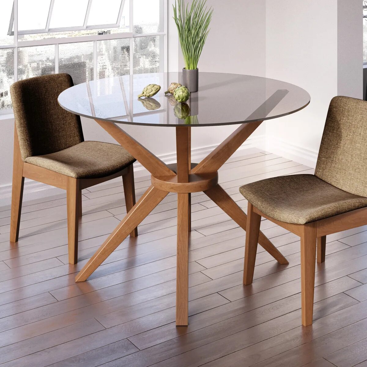 Кухонный стол стулья круглый. Обеденный стол Barnes Round Dining Table. Стол обеденный akol. Круглый стол в интерьере. Стол кухонный круглый небольшой.