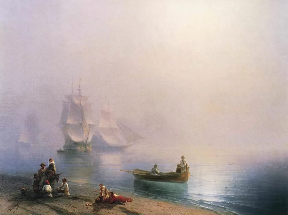 Картины в стиле айвазовского. Айвазовский. Неаполитанский залив. 1841. Айвазовский утро в неаполитанском заливе.
