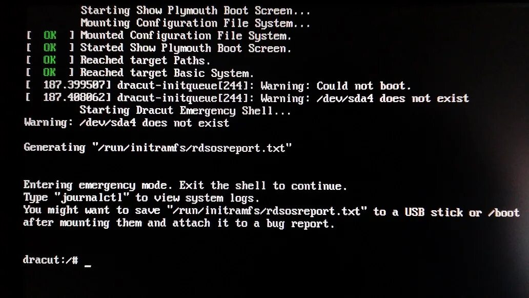 Starting to exist. Dracut Linux. Initramfs Linux не загружается как загрузить. Ubuntu not Boot initramfs. Emergency Shell.