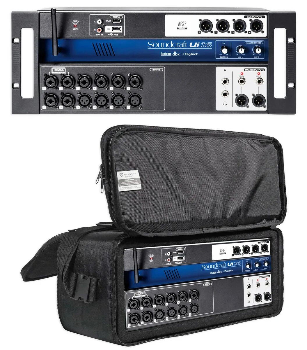 Soundcraft ui16. Цифровой пульт soundcraft ui16. soundcraft ui16 digital mixer. кейс для soundcraft ui16.