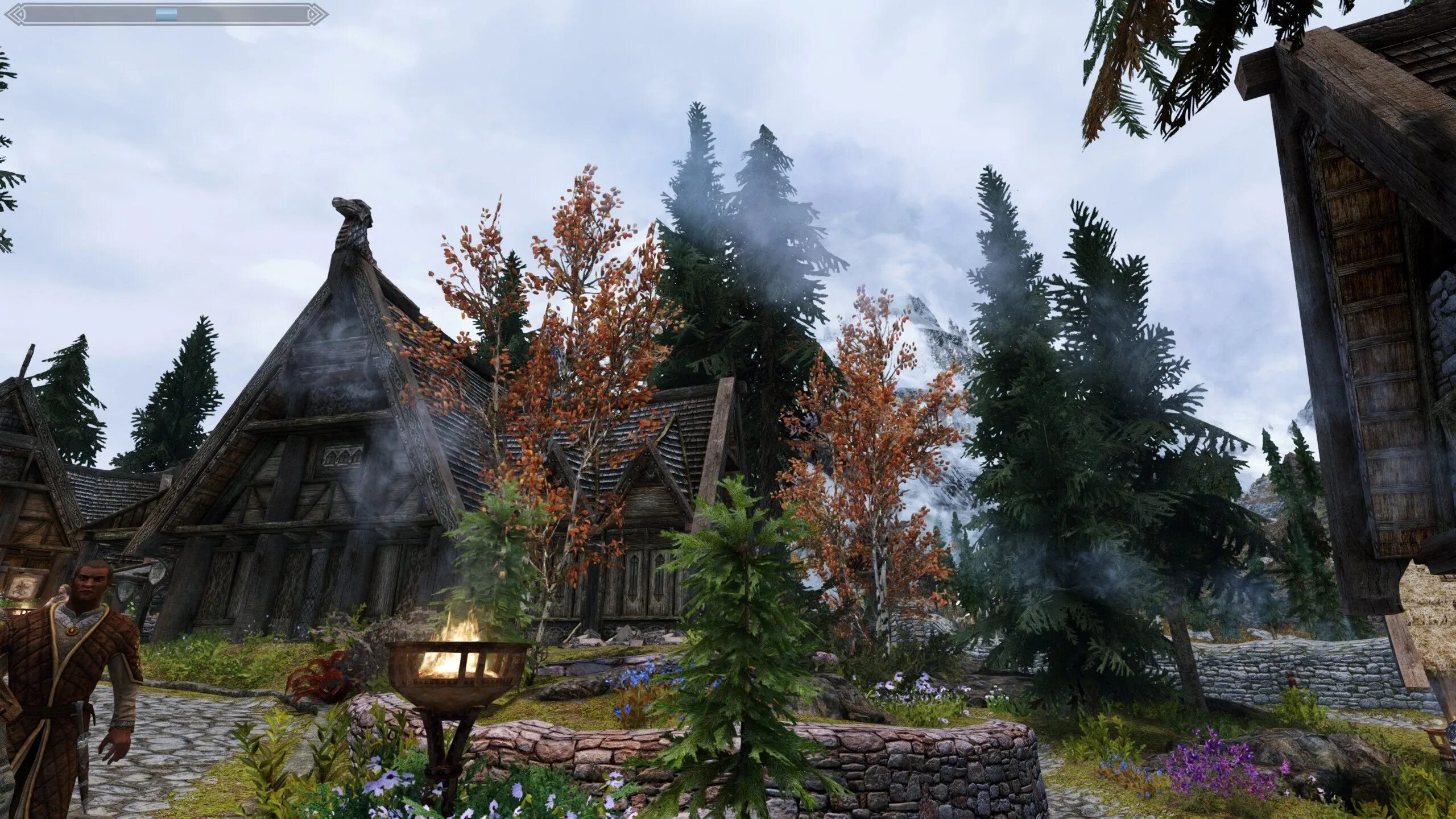 Skyrim se ретекстур городов. Вайтран кузница. The elder scrolls v: skyrim локации. Скайрим se мод города. Скайрим гроста.