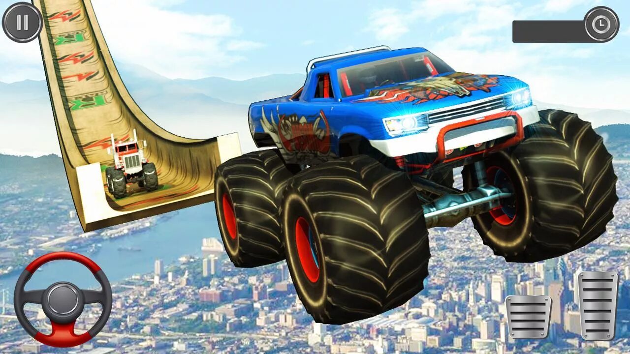 Monster Truck игра. Monster Truck Mega Ramp Stunt. Monster Truck extreme игра. Игры 32 бит монстр трак. Игру где монстр траки