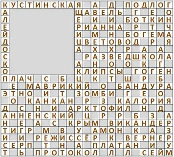 Аиф 7 2024 ответы на кроссворд сканворд