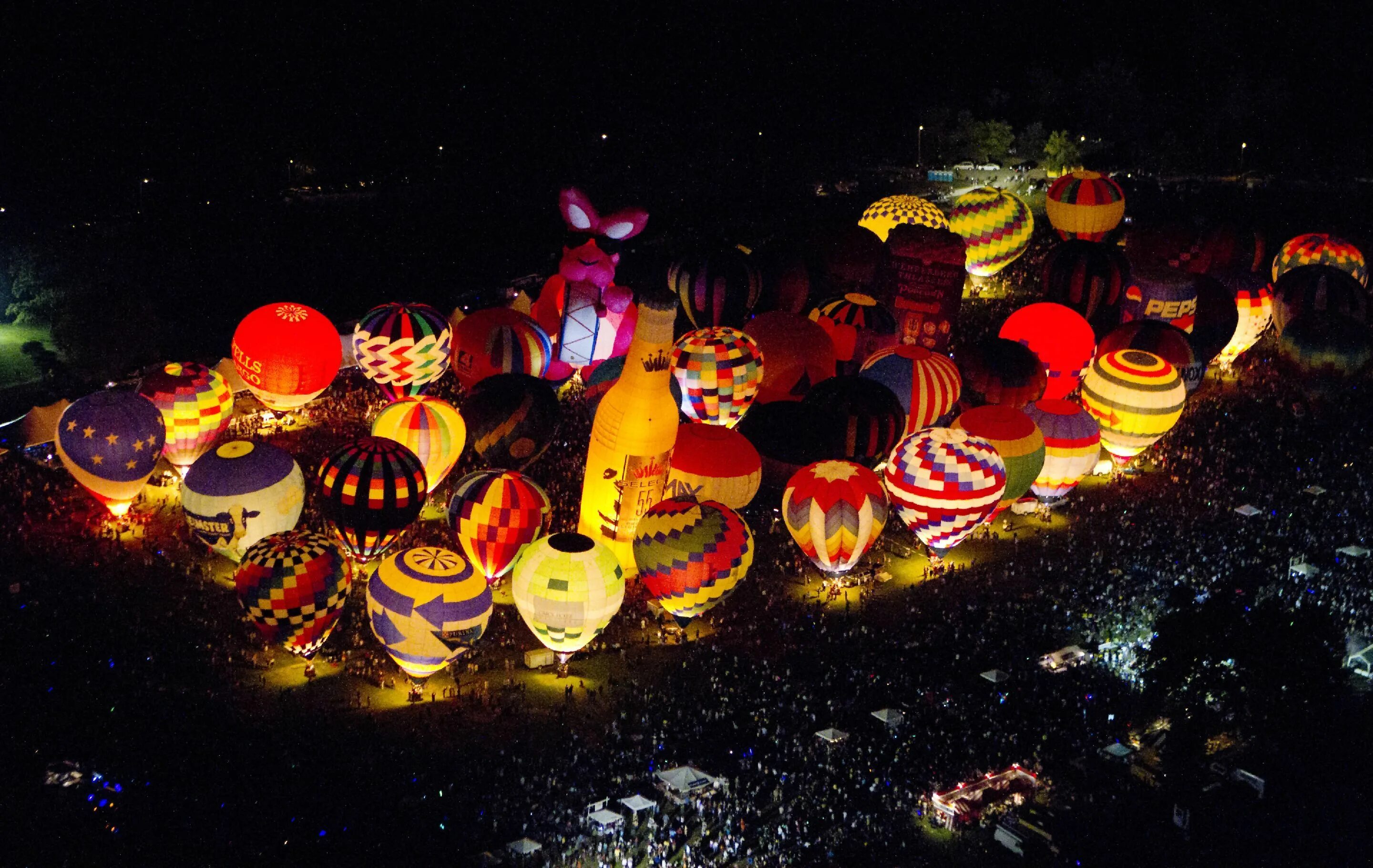 Amazing event. Фестиваль воздушных шаров ночью. Balloon Glow.