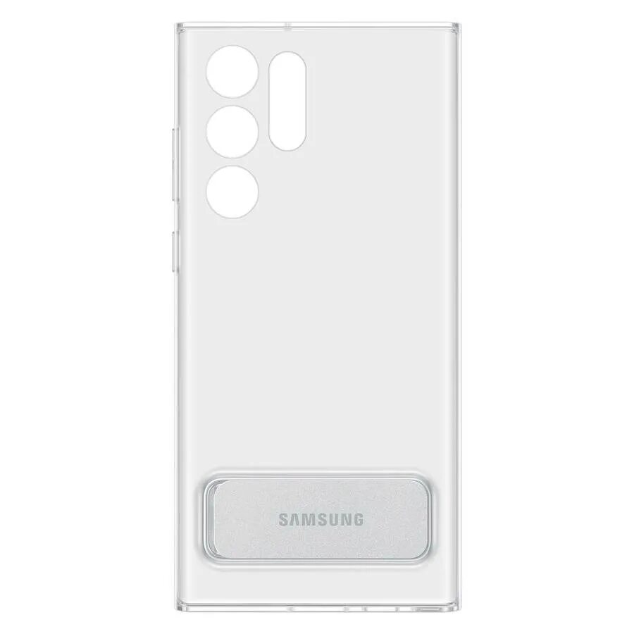 Clear standing. S22 Ultra transparent Cover.