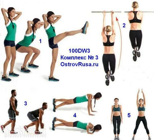 комплекс вольных упражнений на 16 счетов.