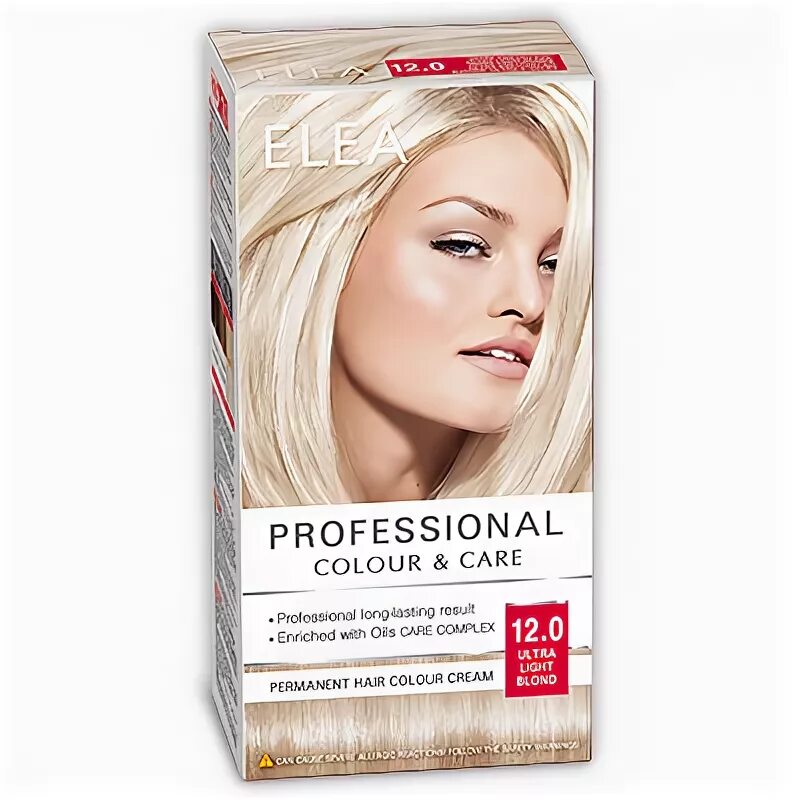Краска 12 0. Elea краситель 0.12. Элеа профессионал краска для волос. Краска для волос Elea Care. Ультра светлый блондин краска.