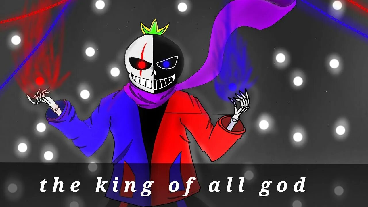 King Godverse. Король Санс. King Godverse Sans. King Godverse Sans Art.