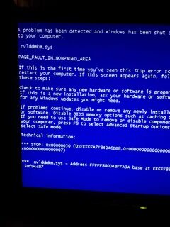 Nvlddmkm sys window 10