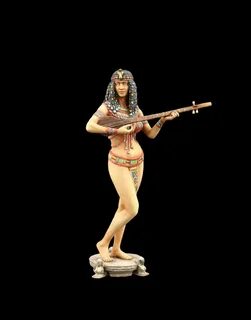 The figurine is made from the image on the fresco. 