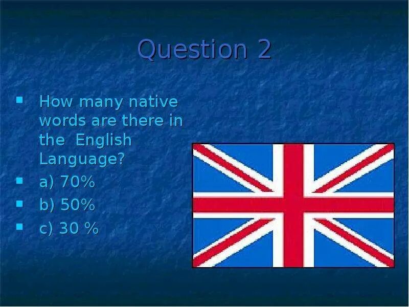 Native words