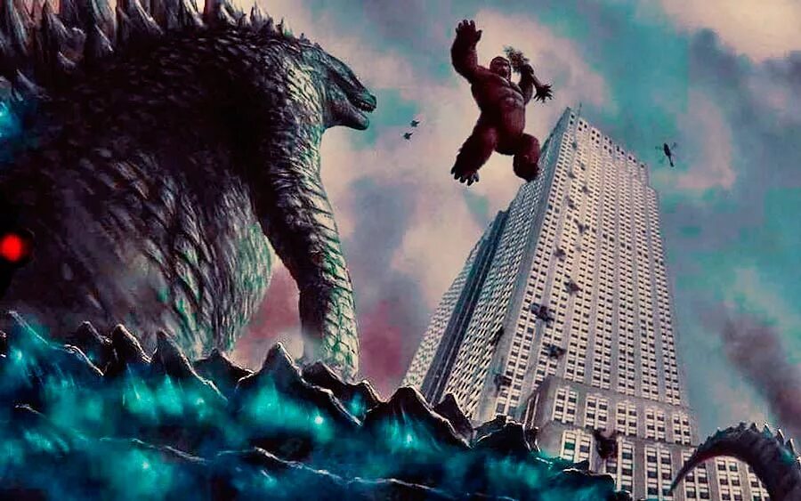 Godzilla full movie. Годзилла против Конга 2021. Кинг Конг против Годзиллы.