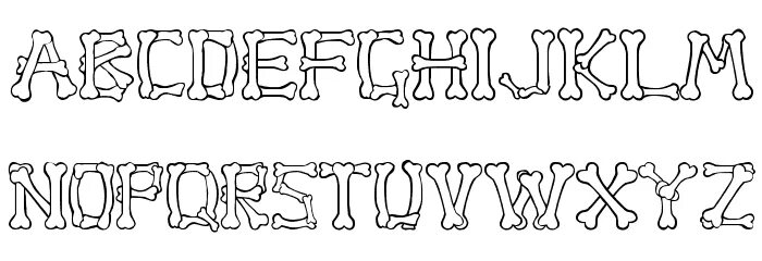 Bones шрифт для ворд. Bone шрифты. Шрифт с костями. Шрифт соус. Костяной шрифт.