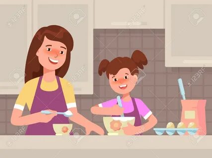 My mother her cooking