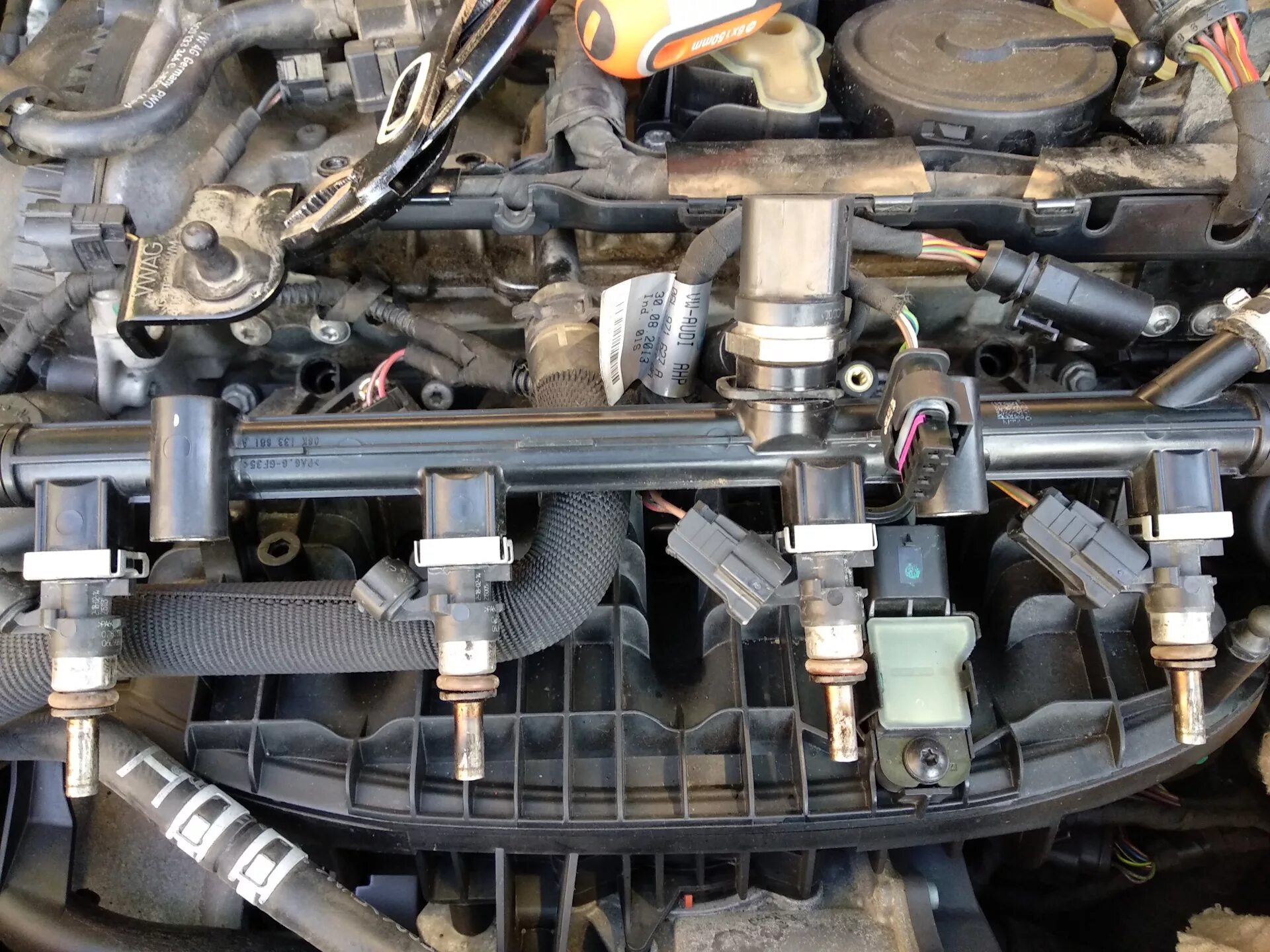 Ошибка Р0301 и замена форсунок. - Volkswagen Tiguan (1G), 2 л, 2011 года своими 