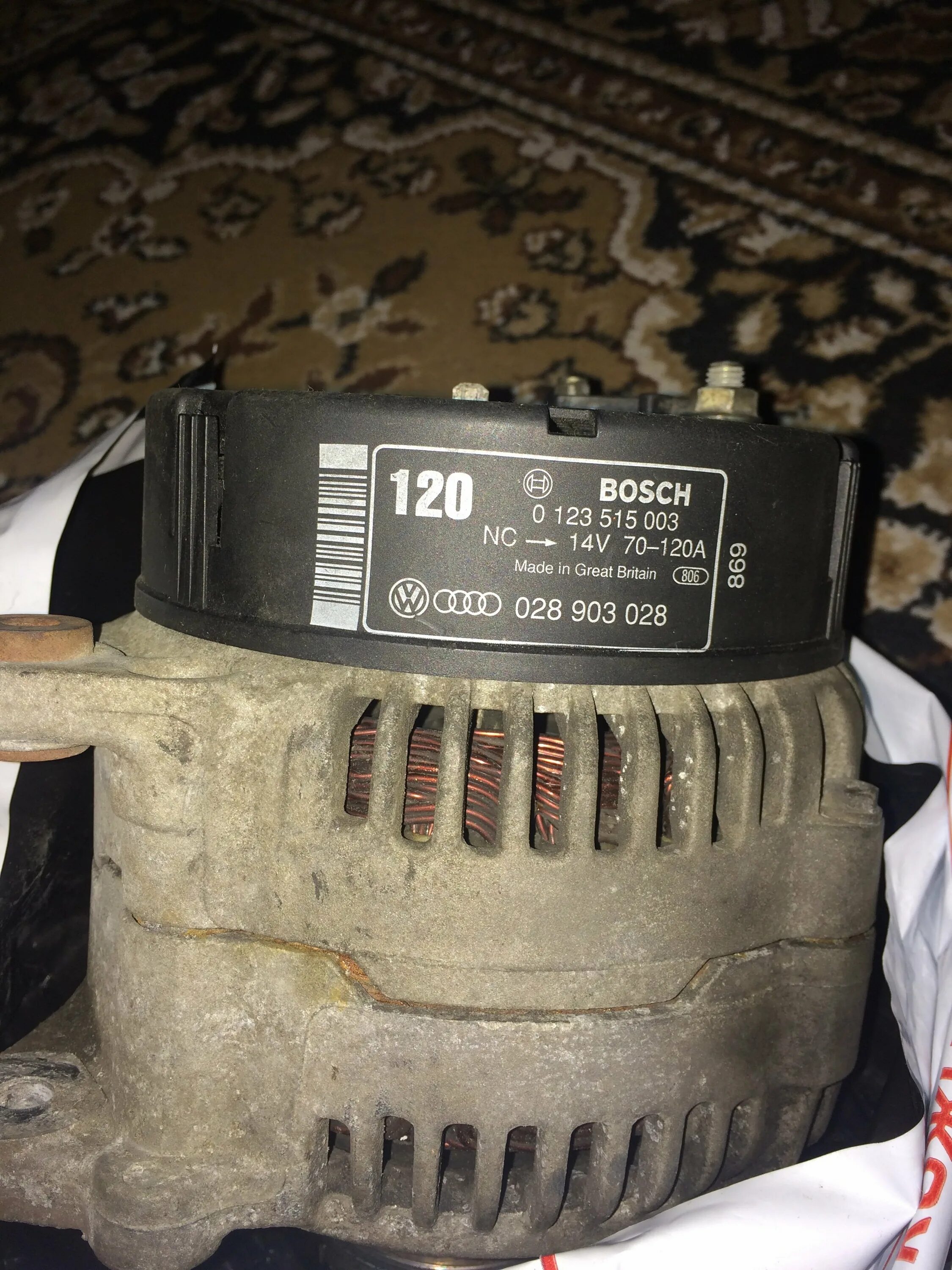 № 41 Генератор Bosch 110А - Lada 21114, 1,6 л, 2006 года своими руками DRIVE2