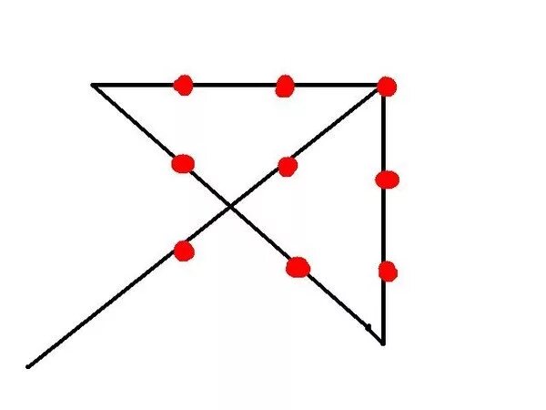 Соединение 6 точек. Головоломка 9 точек 4 линии. Соединить 9 точек 4 линиями. 9 Точек четырьмя линиями. Перечеркнуть 9 точек 4 линиями.