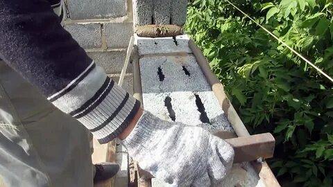 Шаблон для кладки раствора