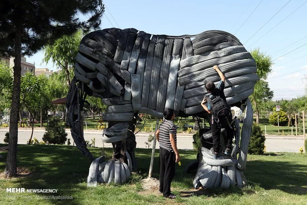 The statue is made of. The statue is made of