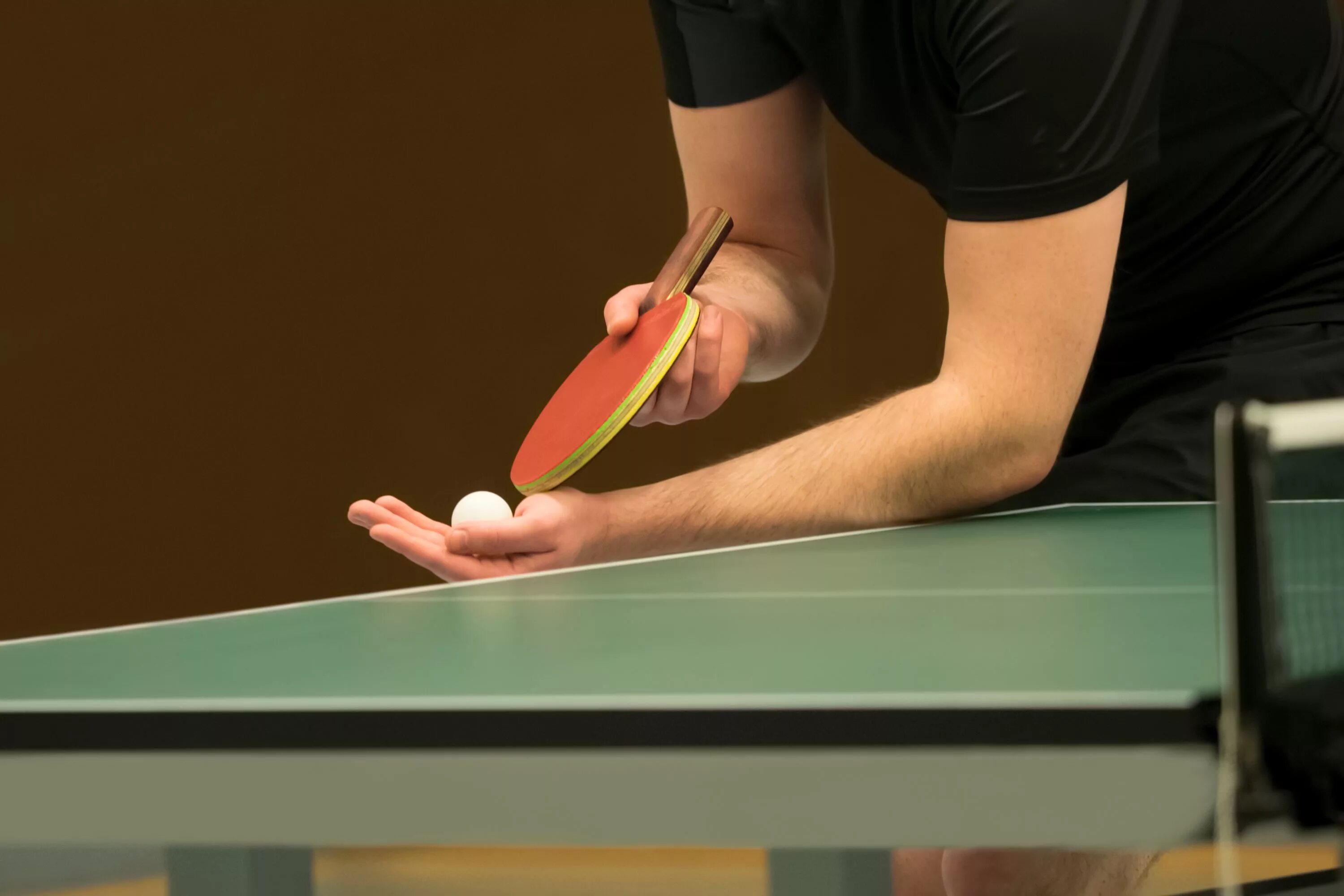 Хват ракетки Ping Pong. Элементы настольного тенниса