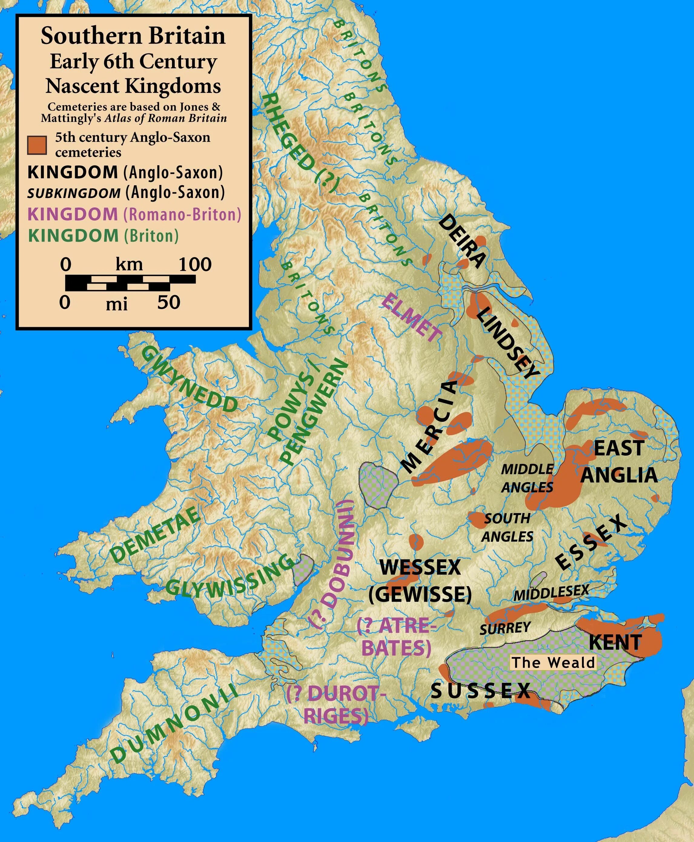 Племена англии. Королевство Уэссекс на карте. Anglo Saxon Kingdoms. Британия 6 век. Anglo Saxon England Map.