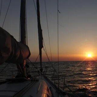 Вид с корабля на море