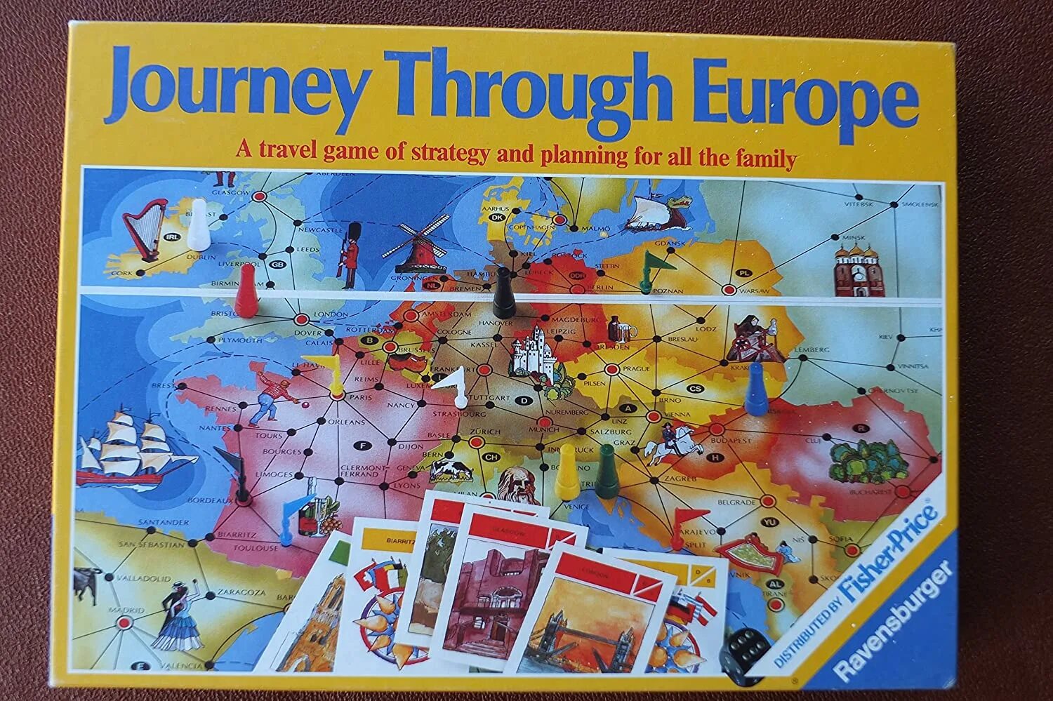 Карта Европы для настольной игры. Настольная игра "путешествия". Journey through Europe. Настольная игра Тревел.